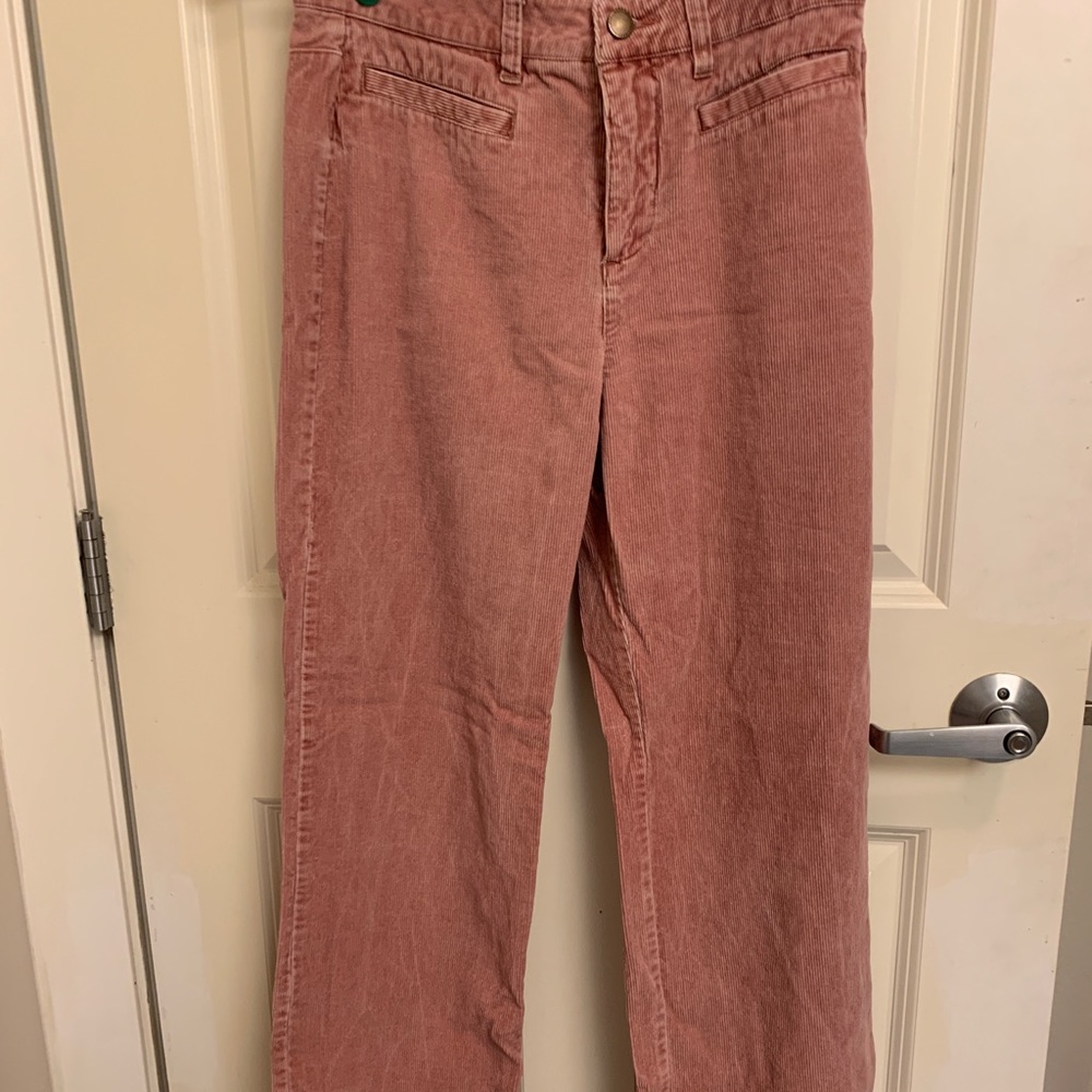 Roxy Corduroy Flare Pale Pink Pants